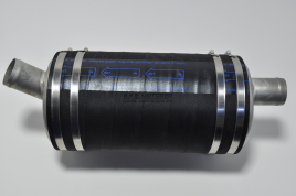 LYDDÆMPER 45MM LIGE/45GR 300MM LANG 6 LITER