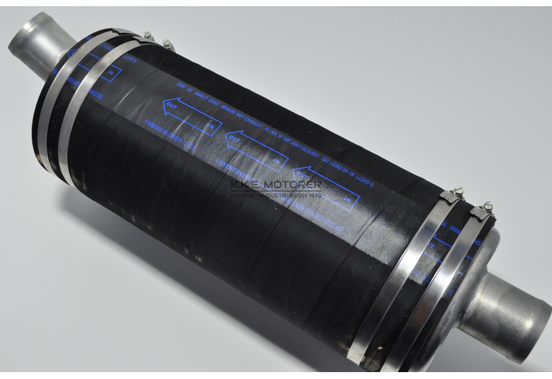 LYDDÆMPER 51MM LIGE/45GR 400MM LANG 8 LITER
