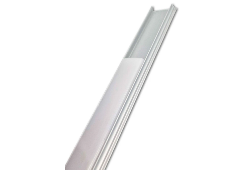 FLEXIBEL PLASTPROFIL TIL LED TAPE - 1 METER