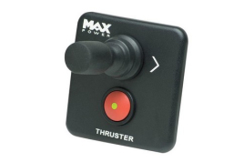 MAX POWER JOYSTIK SORT MED AFBRYDER 12V/24V